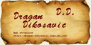 Dragan Dikosavić vizit kartica